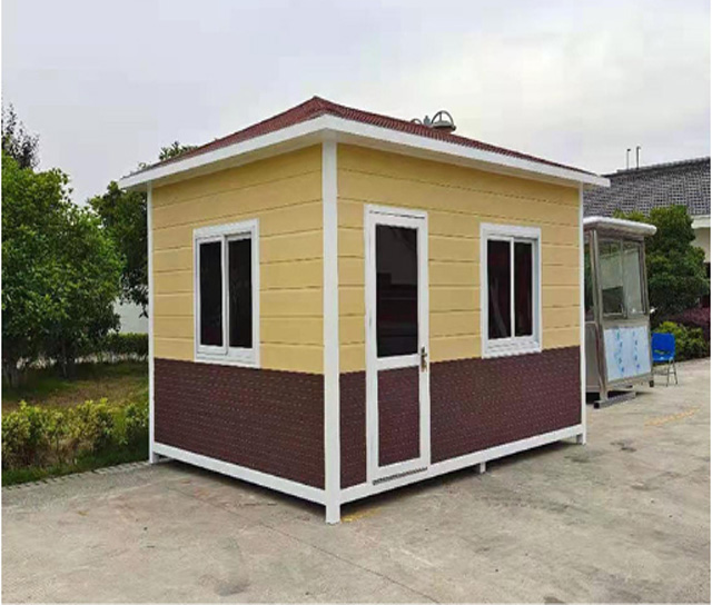 金属雕花板岗亭2